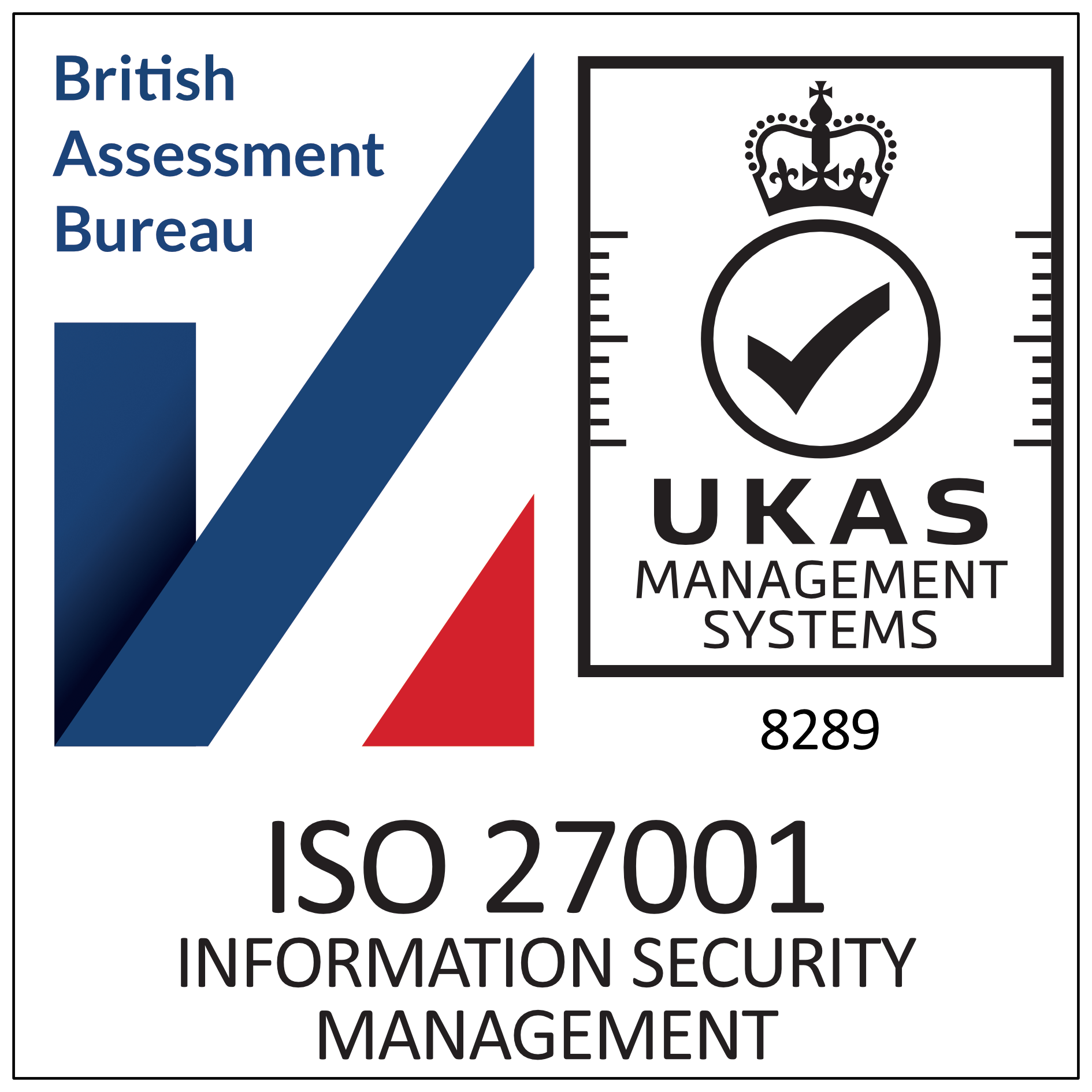 ISO 27001:2022 Information Security Management - British Assessment Bureau, UKAS accredited